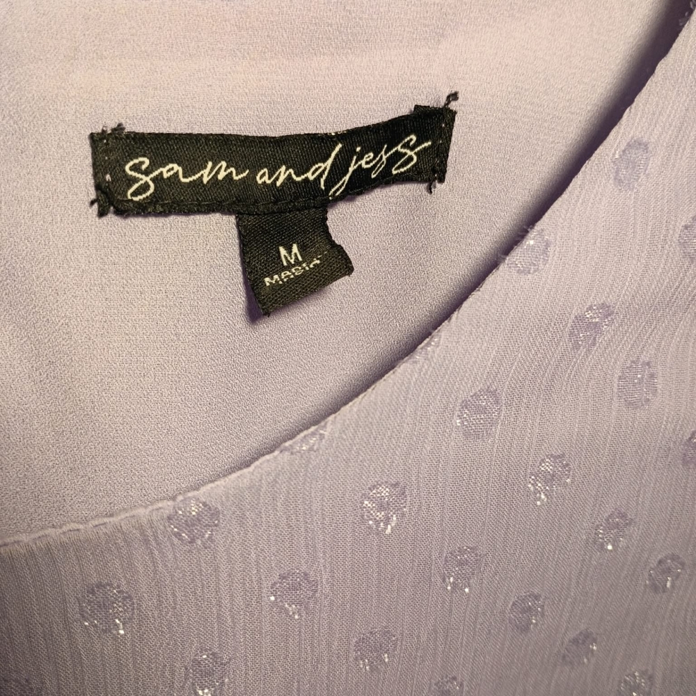 Sam and Jess Lavender Midi Dress